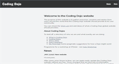 Desktop Screenshot of codingdojo.org